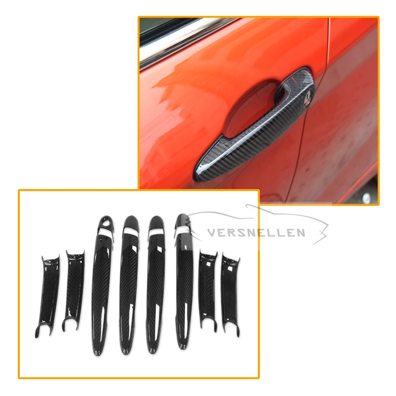 

High Quality Dry Carbon fiber Perfect Fitment Door Panel Exterior Door Handle cover for 1 2 3 4 series F20/F30 F80 M2 M3 M4