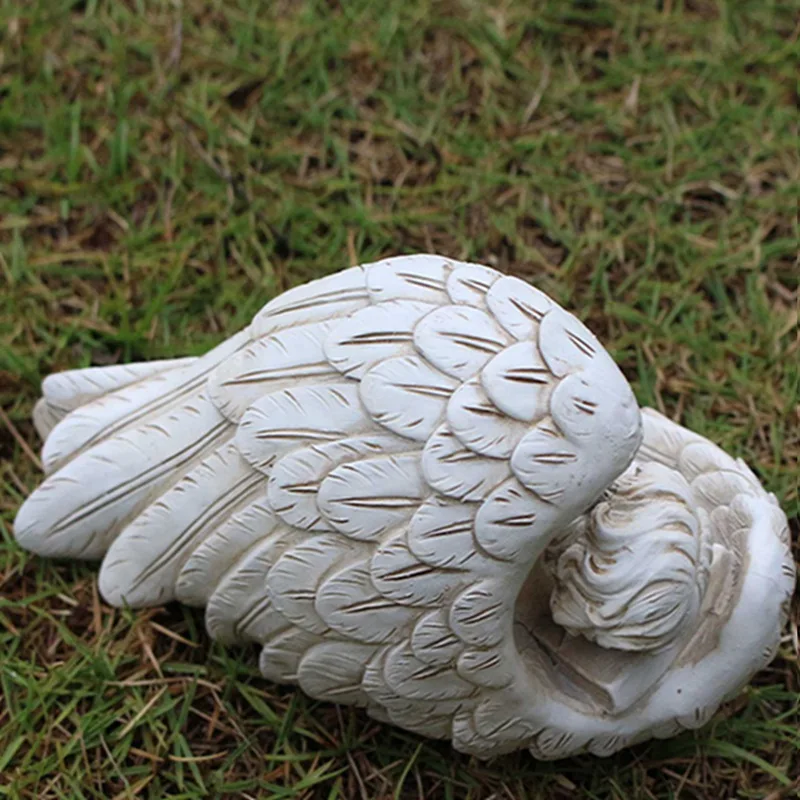 Новая милая фигурка спящего ангела для украшения дома статуя сада искусство