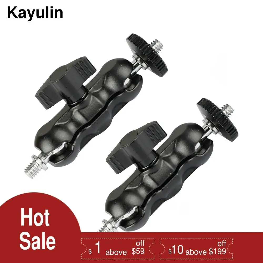 Kayulin Универсальный 1/4 &quot 20 крепление МНИ шаровой головки удлинитель черная ручка