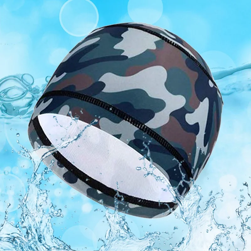 Быстросохнущая камуфляжная велосипедная купольная шапка для мужчин и женщин