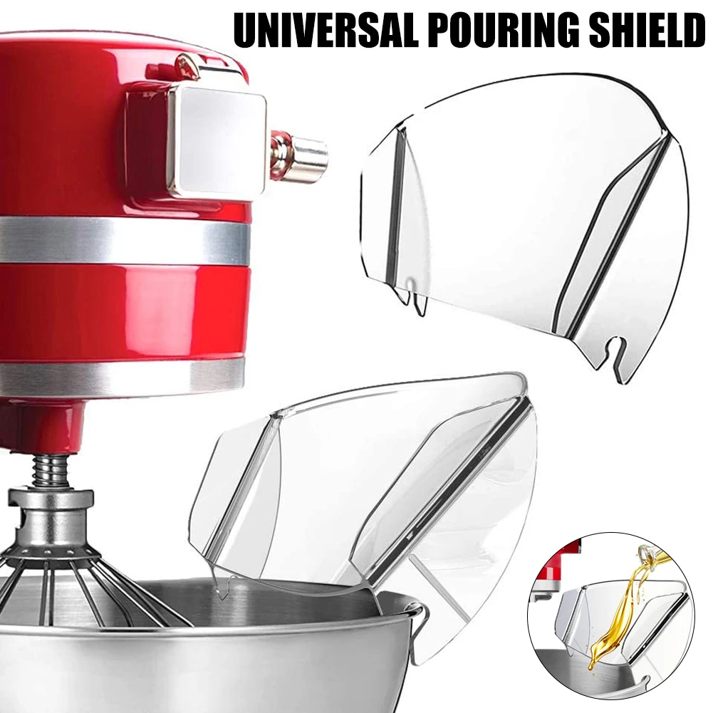 

Розлив щит для металлических мисок, универсальные розливные желоба для мисок из нержавеющей стали, миксеры, аксессуары LKS99