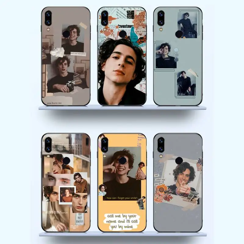 

Timothee Chalamet call me by you name Phone Case For Xiaomi Redmi note 7 8 9 11 t s 10 A pro lite funda shell coque cover