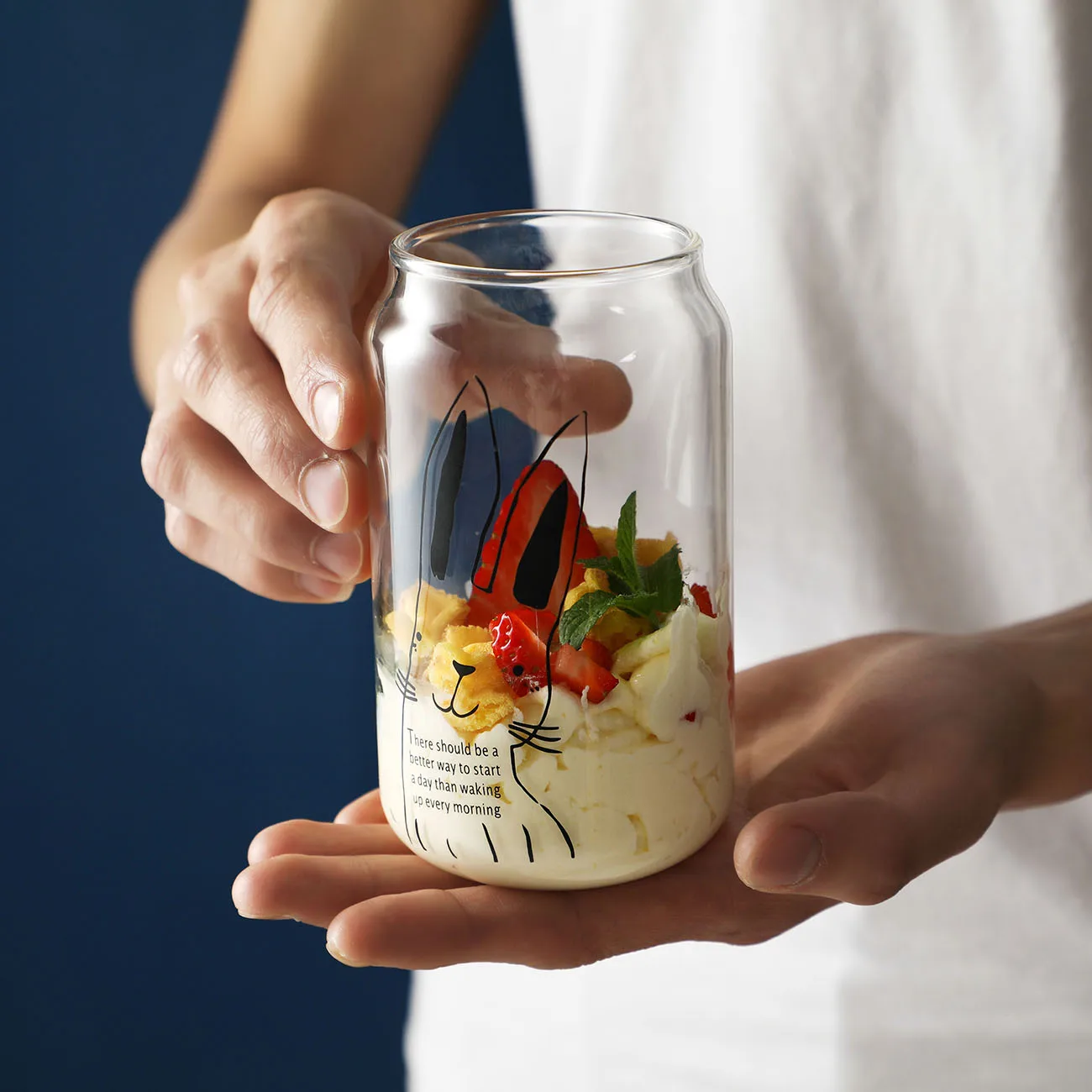 400 мл креативная картонная стеклянная чашка с рисунком кошки прозрачная для сока