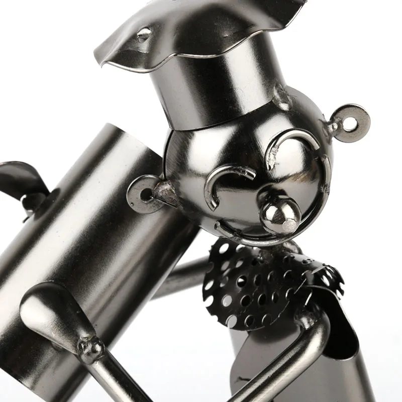 Металлическая Декоративная стойка для вина ручной работы держатель бутылки