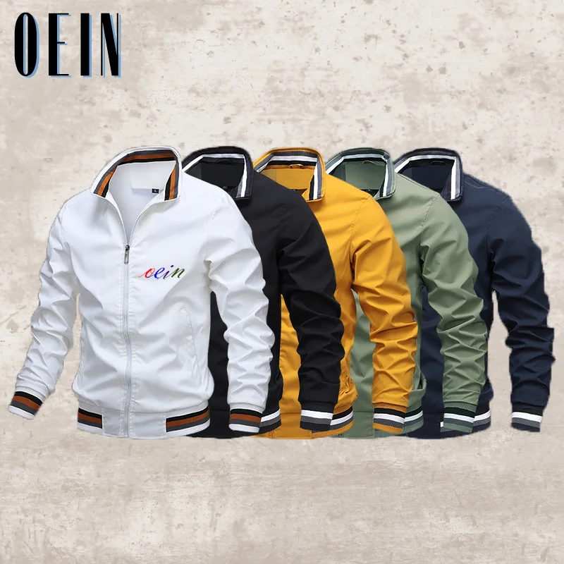 

OEIN 2021 Military Jacket Men Autumn Pilot chaqueta Jackets Casual Zipper Coats New Mens Bomber Jackets Cargo Flight Jacket Male