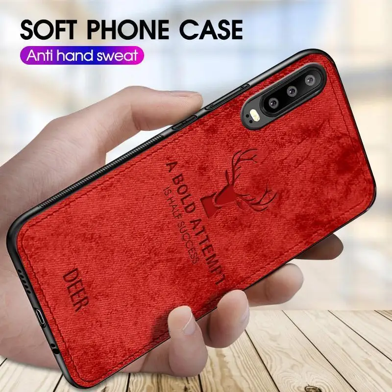 Для huawei Nova 5t чехол из мягкого ТПУ с оленем, тканевый чехол для huawei Mate30 P20 P30 Y9 Y7 Y6 Y5 P Smart Z, защитный противоударный чехол