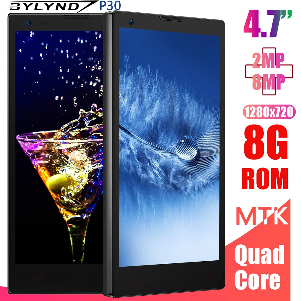 P30 мини 4G LTE смартфоны дешевые celulars четырехъядерный 1G ram + 8G rom 8MP камера android