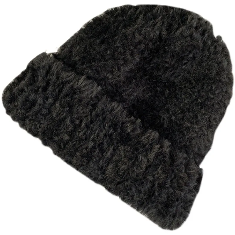

Ladies’Autumn And Winter Chenille Knit Cap With Ear Protection And Warm Knit Cap