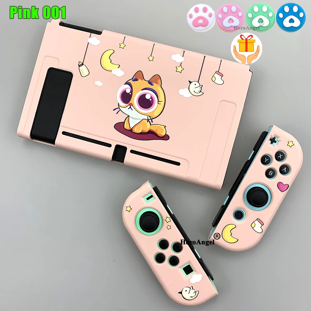 Защитный чехол из ТПУ для консоли Nintendo Switch NS NX цветная задняя крышка JoyCon Joy Con |