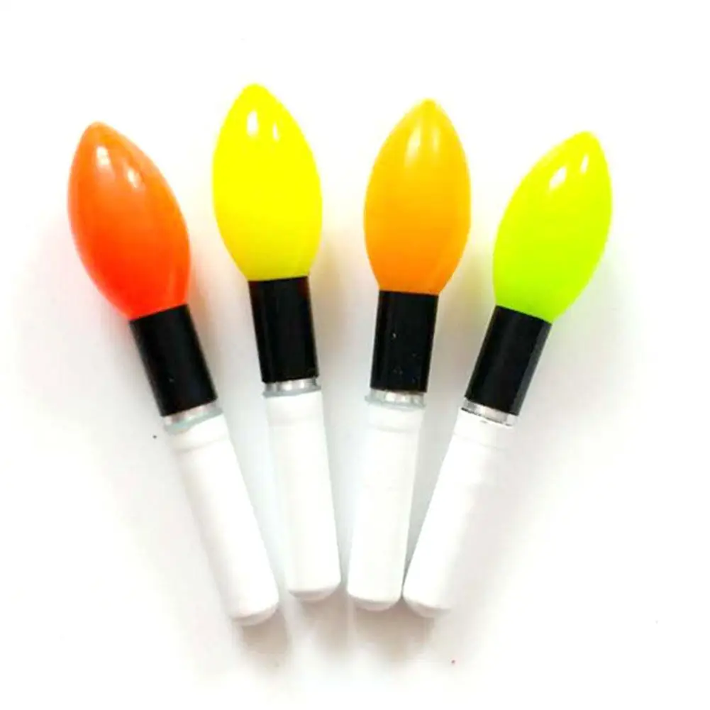 2pcs/lot Light Stick Yellow/Red/Orange Lightstick Work CR322 Battery LED Luminous Float Night Fishing Bobber Accessory |