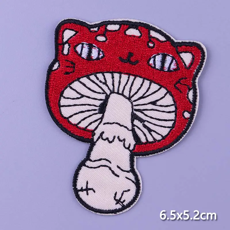 Термоклейкие патчи для одежды с вышивкой цветов грибов Кита | Дом и сад