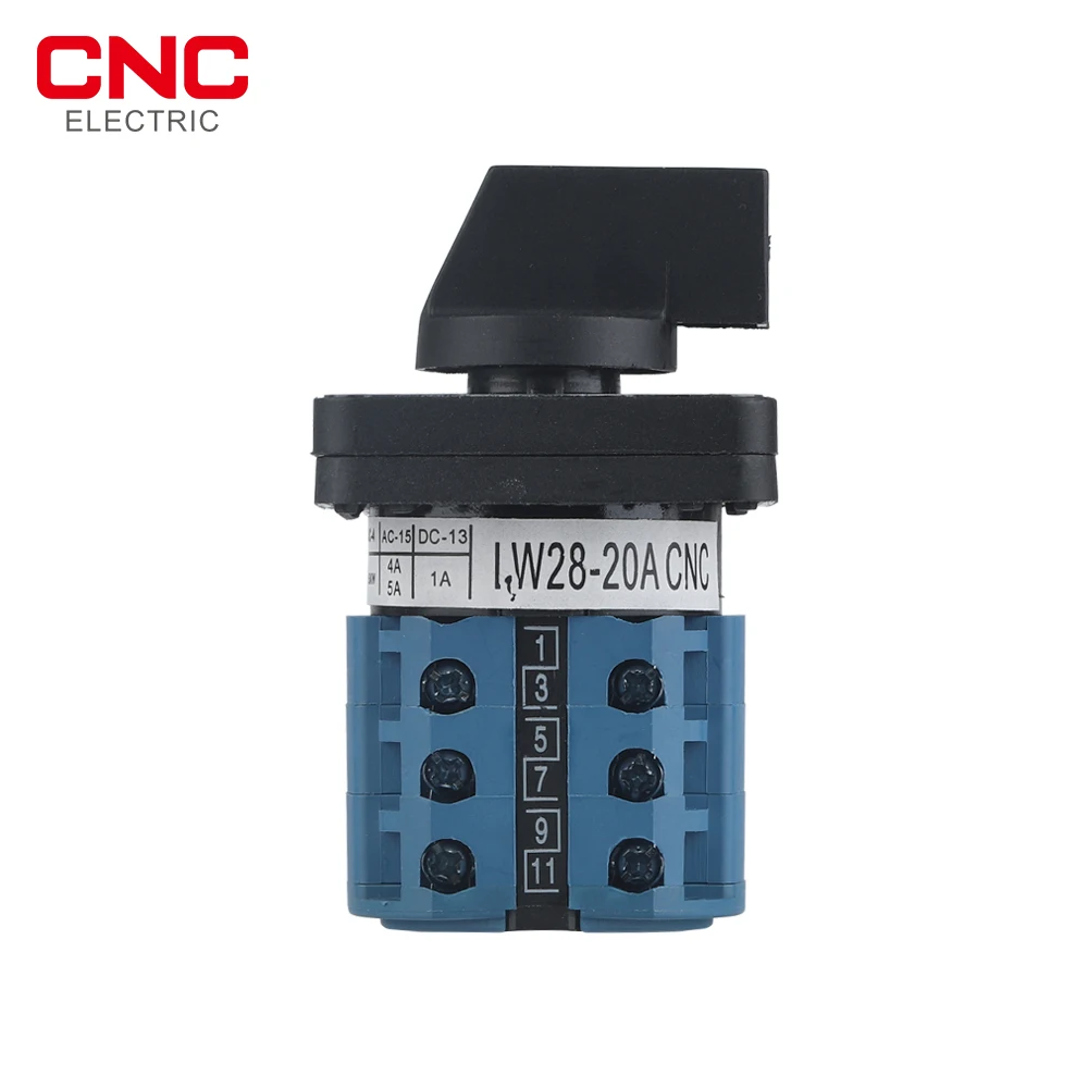 CNC 1 шт. Φ 5-20A 220V универсальный переключатель 3 позиции узла реверсивный