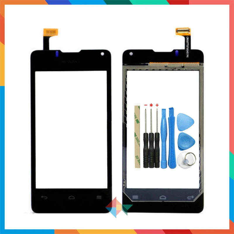 Высокое качество 4 0 дюйма для Huawei Ascend Y300 U8833 сенсорный экран дигитайзер Переднее