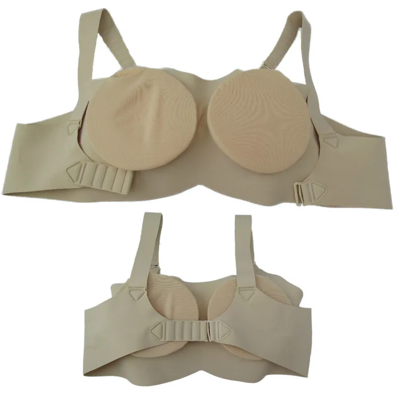 Бюстгальтер с D чашкой + вставка из силикона женские бюстгальтеры для женщин