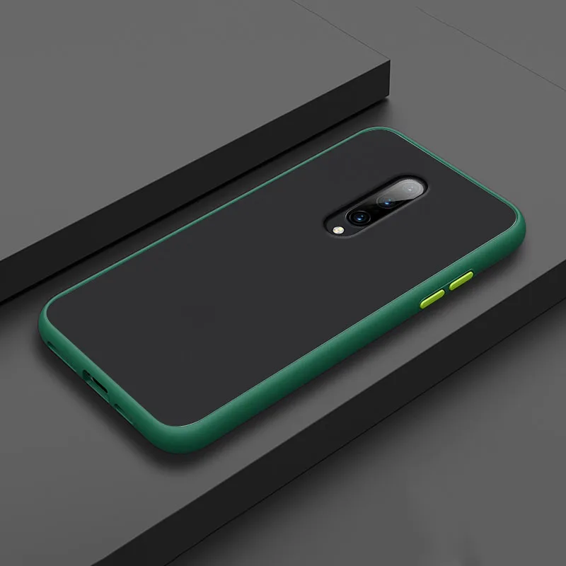 Цветной чехол для OnePlus 7T Pro 7 6T 6 из поликарбоната и мягкого силикона, защитный чехол с кнопками "сделай сам"