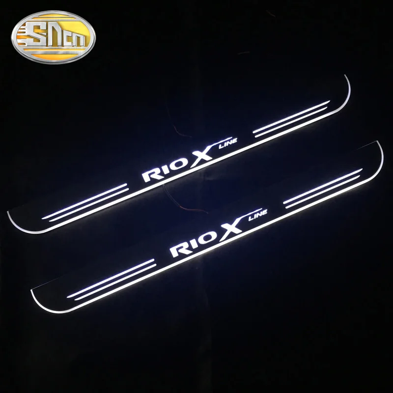 Светодиодный порог для Kia Ceed K2 Rio X line Cerato K3 K5 KX5 Sportage Picanto Soul Grand Canival динамический