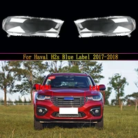 left right car headlight lens cover replacement head lamp covers for haval h2s blue label 2017 2018 glass caps