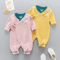 baby jumpsuit autumn and winter long sleeved newborn clothes girls romper romper boys baby pajamas monk clothes