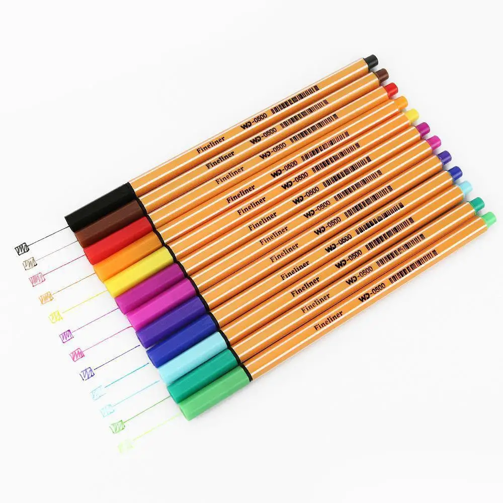 

12 Colors/Set DIY Metallic Marker Set Brush Pen Graffiti Art Markers For Drawing Office School Supplies Marker Pen Writing Tools
