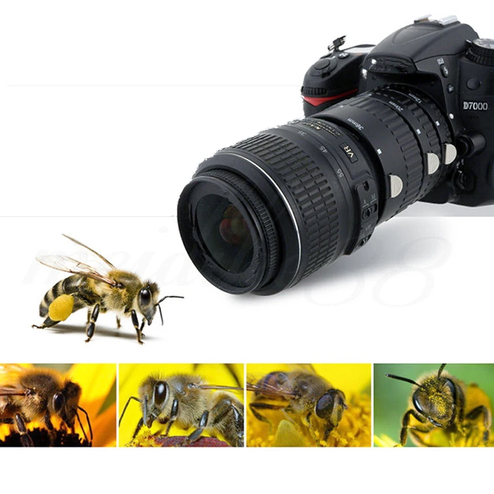 Комплект колец удлинителей SHOOT с автофокусом для макросъемки переходное кольцо