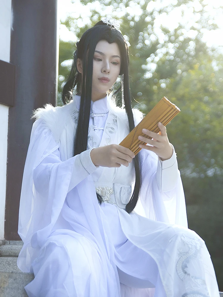 Костюм для косплея Xie Lian Chu Wanning унисекс белый костюм ханьфу из китайского аниме