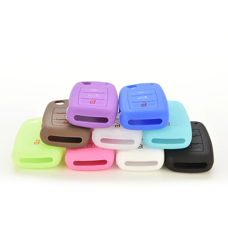 Чехол для ключа без карамельного цвета 1 шт. силиконовый защитный чехол