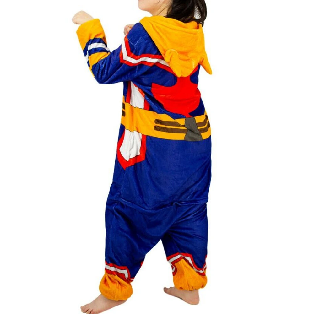 Костюм для косплея из аниме Моя геройская Академия фланелевый комбинезон мужчин