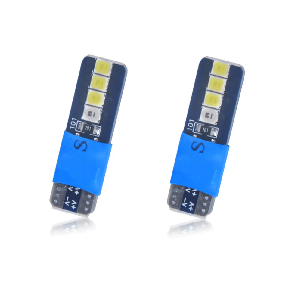 Universial двухцветный Свет T10 8SMD свет для чтения Автомобильный интерьер Стайлинг