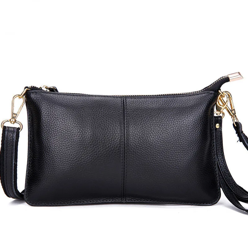 Женская сумка мессенджер из воловьей кожи модный клатч для телефона маленькая