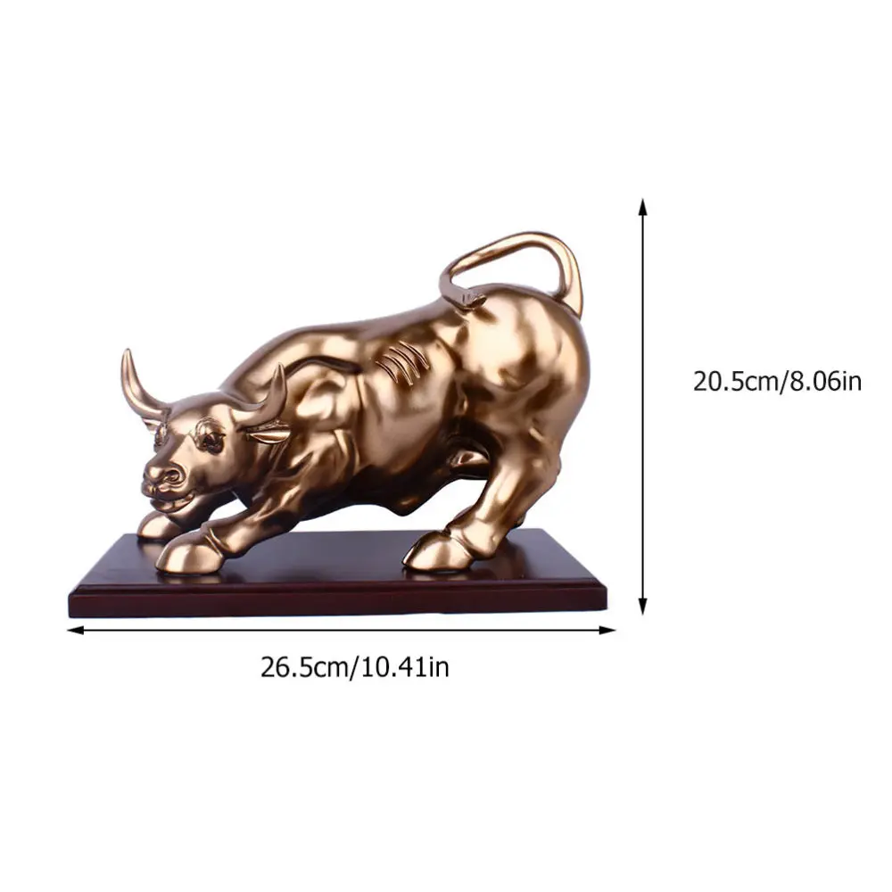 

Creative Cattle Decor Chic Cattle Adornment Desktop Ox Ornament for Home