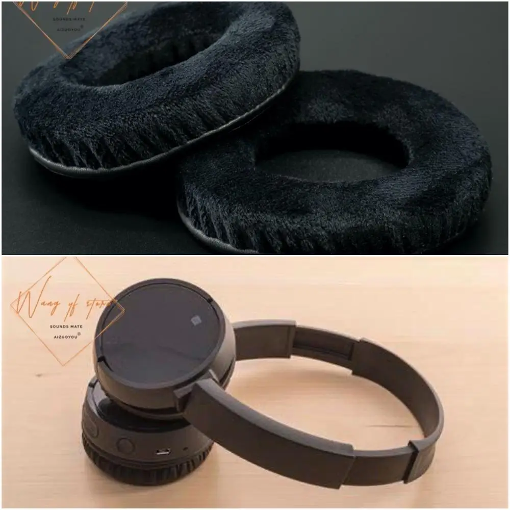 

Thick Velour Velvet Ear Pads Cushion For SONY WH-CH500 Headphone Perfect Quality, Not Cheap Version