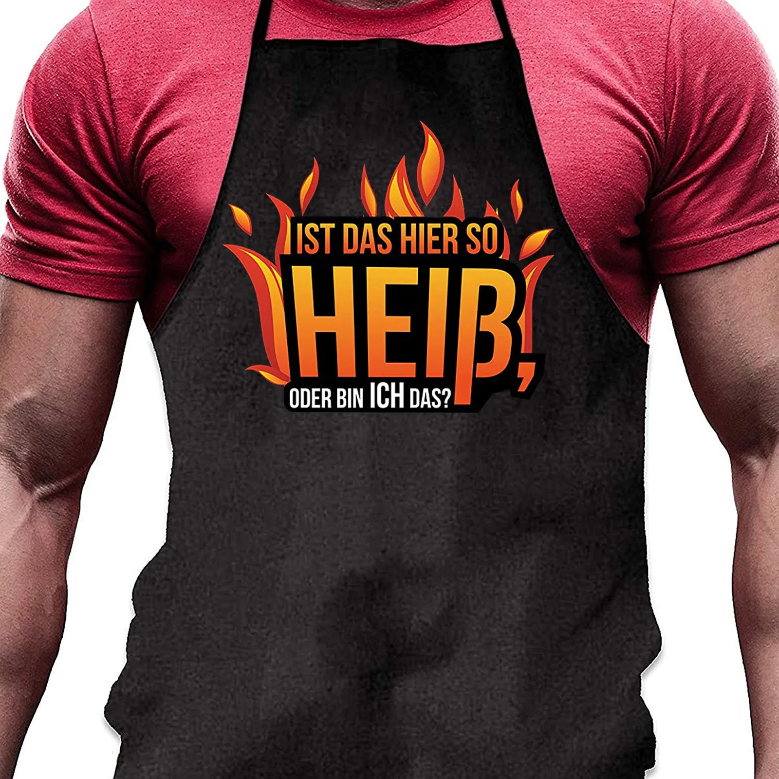 

Men Are Cooking Text Cute Print Family Apron Kitchen Apron #789 #78