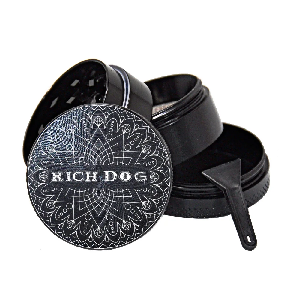 Богатый собачий металлический табачный травяной шлифовальный станок лоток для