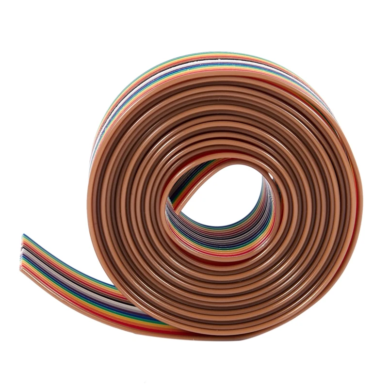 2 м 1 27 мм Шаг 16 контактный плоский IDC ленточный Удлинительный кабель провод|Кабели