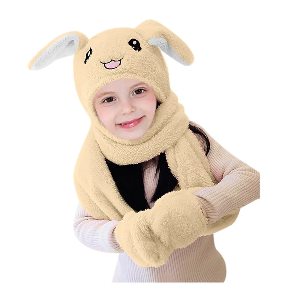 ARLONEET/Детские шапки для девочек и мальчиков хиджаб шарф перчатки комплект из 3