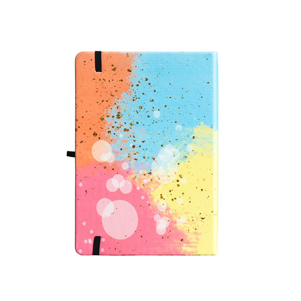 Love Bubble Grid твердый переплет A5 PU Bullet блокнот эластичный ремешок для путешествий в горошек журнал Bujo поддержка Настройка