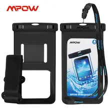 2PCS Mpow Waterproof Phone Bag Case with Armband Waterproof IPX8 Universal Smartphone Dry Bag Phone Case Pouch for iPhone 13/12