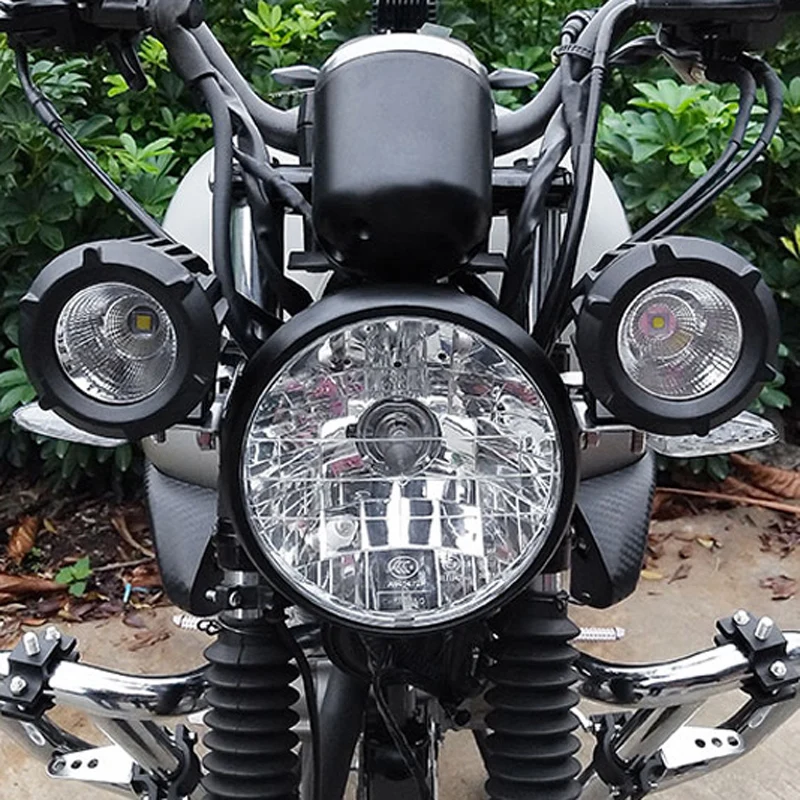 12 В 24 в светодиодный мотоциклетный налобный фонарь DRL Дневной светильник для