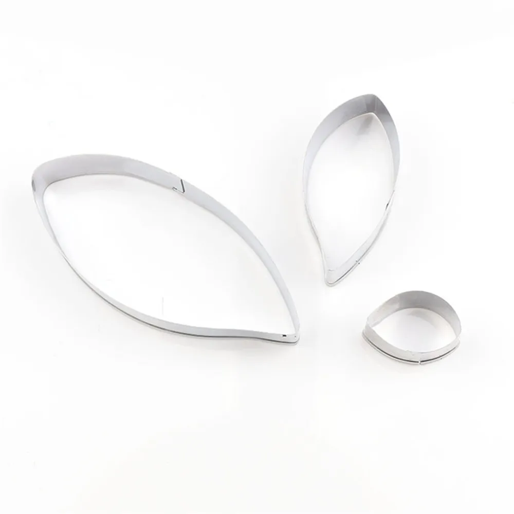 Помадка для бисквита резаки из нержавеющей стали ивовые листья кухонные