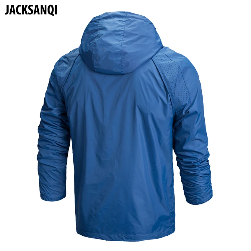 JACKSANQ мужские походные спортивные куртки с капюшоном легкие свободные кофты ветровка для отдыха на природе, восхождения, пешего туризма Рыбалка мужские пальто RA341