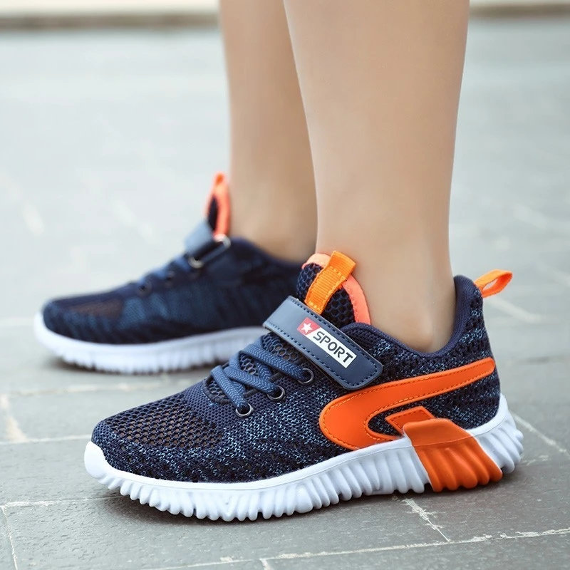 Детские кроссовки для бега летняя спортивная обувь мальчиков Tenis infantile Двойная