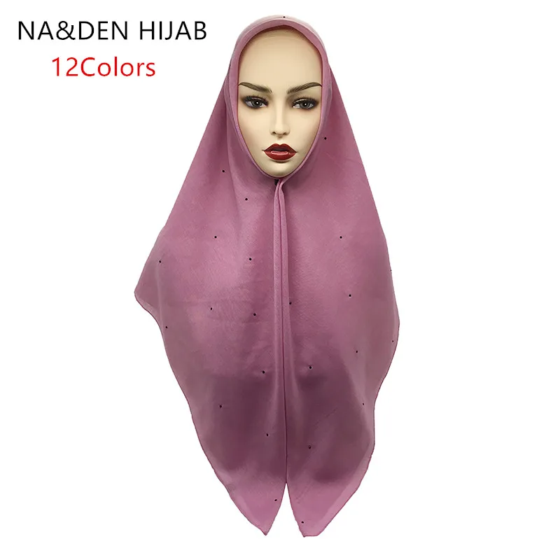 Мусульманский платок новая бандана для женщин популярное кашне квадратный