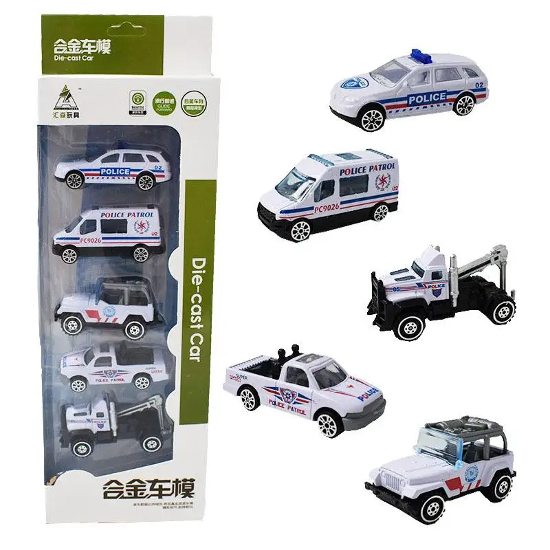 HS-507 MeterMall Дети сплава автомобиль моделирование полицейская Автомобильная игрушка набор ребенок ручной держать автомобиль подарок игрушка - Цвет: HS-507
