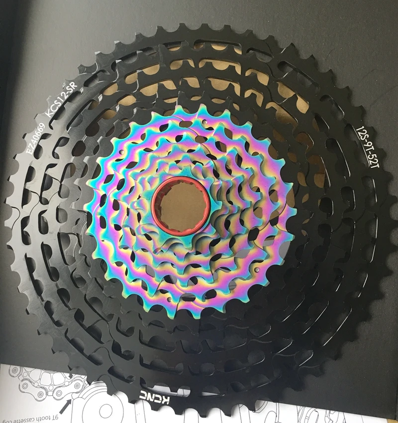 KCNC кассеты 12 скоростные MTB 9 52 зубья Freewheel для SRAM XX1 Eagle XD черный цвет|Храповик