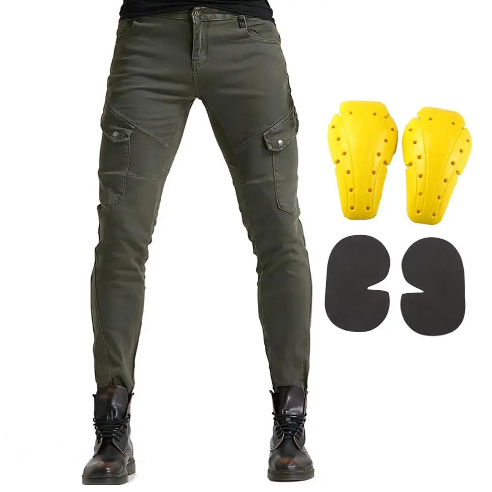 2020 мужские и женские мотоциклетные джинсы для езды 4 X CE Armor наколенники гонок