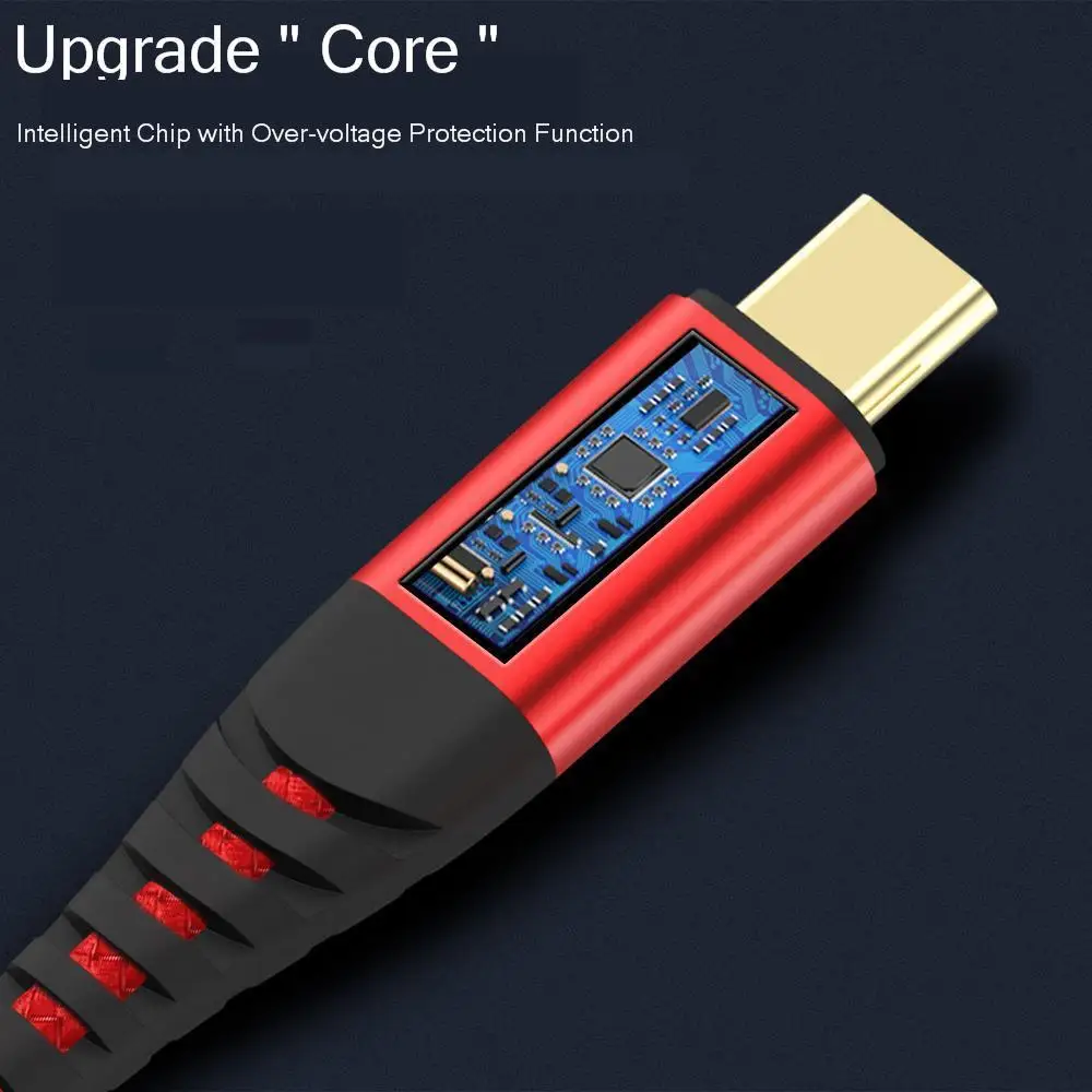 Кабель USB Type C Vogek 3A для Samsung S9 S8 кабель передачи данных iPhone 11 Xr Xs Max быстрой зарядки