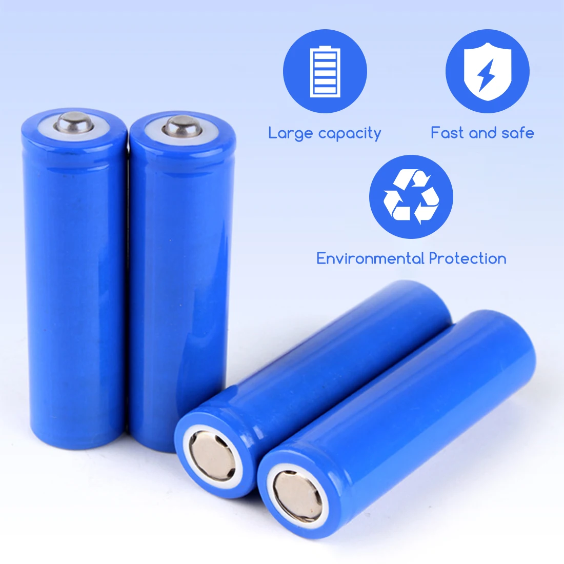 

100% New Original Doublepow 18650 battery 3.7v 3400mah 18650 rechargeable lithium battery for Flashlight Loudspeaker Radio