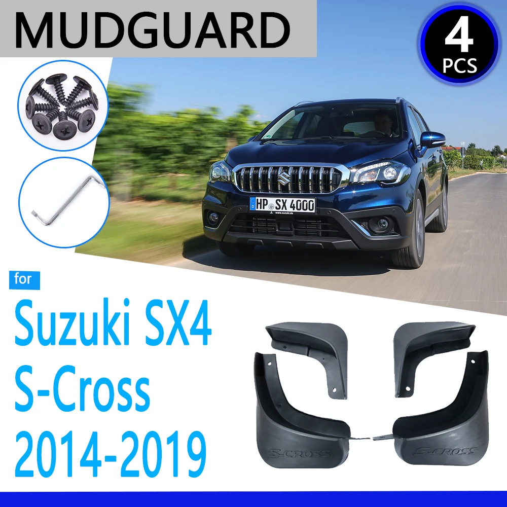 Брызговики подходят для Suzuki SX4 S Cross 2014 2019 автомобильные аксессуары 2 го поколения