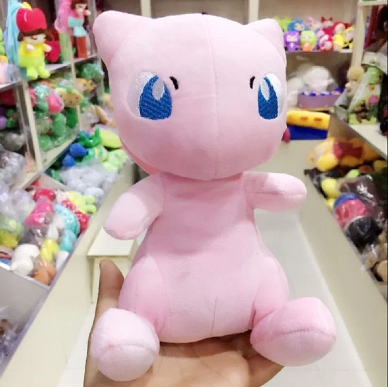18-20cm mew Пикачу плюшевая игрушка Jigglypuff Squirtle Mewtwo Charmander Gengar Psyduck Magikarp игрушки фильм Аниме Кукла Детская подарки на день рождения Sof - Цвет: 18-20cm mew
