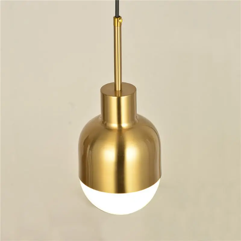 LukLoy Copper Lamp Nordic Pendant Light Hanging Lights Kitchen Lighting Loft Bar Modern Metal Suspension | Лампы и освещение